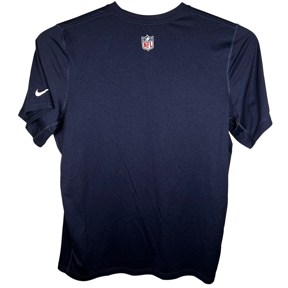 Nike Dallas Cowboys T-Shirt Mens XL Navy Blue Dri-FIT Star Logo NFL Tee - Picture 3 of 7